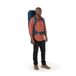 Plecak trekkingowy męski Osprey Kestrel 48 L/XL - atlas blue