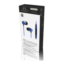 Słuchawki przewodowe SoundMAGIC E50C Dokanałowe Mikrofon Niebieski