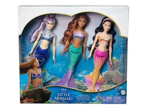 Mattel Disney Denizkızı Kız Kardeş filmi 3-Pack