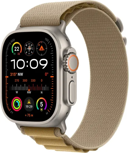 Apple Watch Ultra 2 GPS + Cellular Koperta z tytanu 49mm opaska Alpine beżowy S