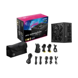 Zasilacz MSI MPG A1250GS PCIE5 1250W 80+ Gold Czarny