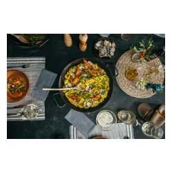 SKOTTSBERG Carbon Steel 38 cm - patelnia nieprzywierająca ze stali węglowej do paelli