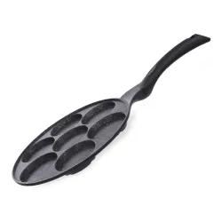 Patelnia do pancakes aluminiowa nieprzywierająca GRANDE CZARNA 27 cm