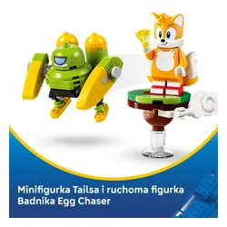 LEGO 77119 SONIC: Tails и Tornado-1, набор блоков 8+