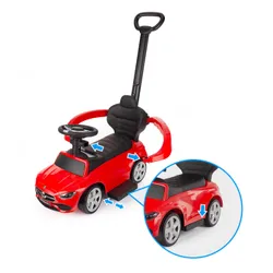 Jeździk Mercedes 4w1 chodzik, pchacz c-class 63 amg, jeździdełko dla dzieci, autko