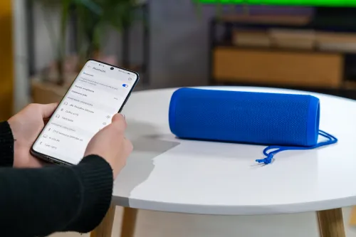 Głośnik mobilny XMUSIC BTS650B Radio FM Niebieski