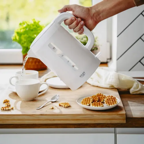 ADLER AD 1386 2,2 l biały - czajnik elektryczny plastikowy