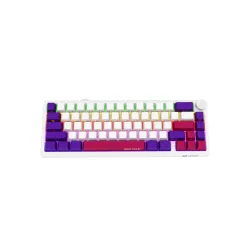Klawiatura mechaniczna Lorgar KBP70MW Toxic Purple Biały