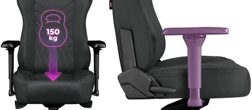 Fotel YUMISU 2053 Magnetic Ciemnoszary