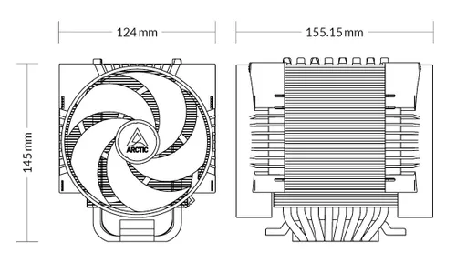 Chłodzenie CPU ARCTIC Freezer 4U-M Rev. 2