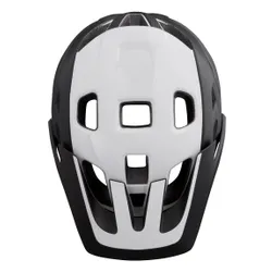 Kask rowerowy LAZER Jackal KinetiCore Czarno-biały MTB (rozmiar L)