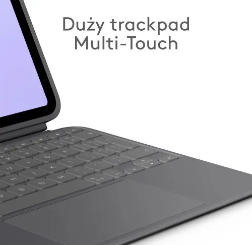 Etui na iPad Pro LOGITECH Combo Touch Szary Klawiatura