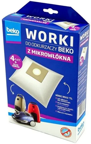 Worek do odkurzacza Beko WM01 4szt. + filtr