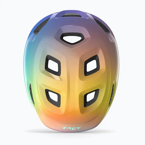 Kask rowerowy dziecięcy MET Hooray multicolour glossy