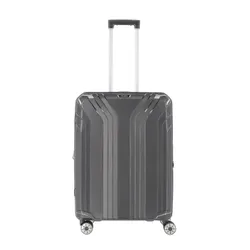 Walizka średnia poszerzana Travelite Elvaa Trolley M - black