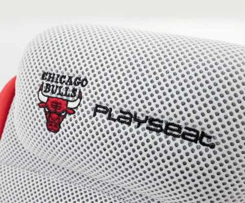 Fotel Playseat Champ NBA-Chicago Bulls Gamingowy do 122kg Tkanina Czerwono-biały