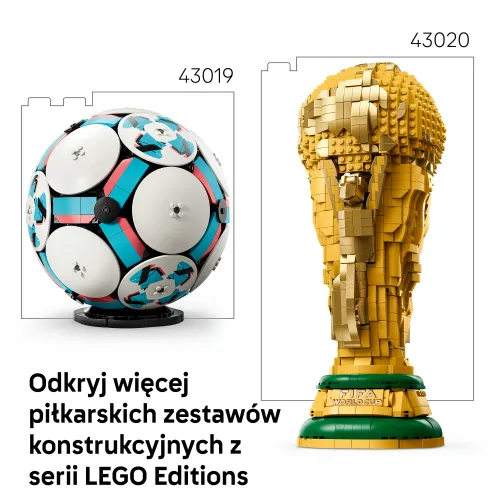 LEGO 43019 Editions Football Sports Piłka Ze Stadionem w Środku