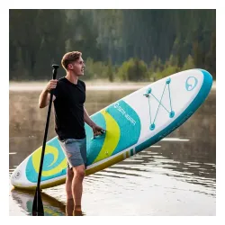 Доска SUP SPINERA Classic 9'10'' зеленая/оранжевая