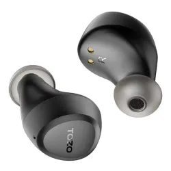 Słuchawki bezprzewodowe Tozo Agile Dots Dokanałowe Bluetooth 5.3 Czarny