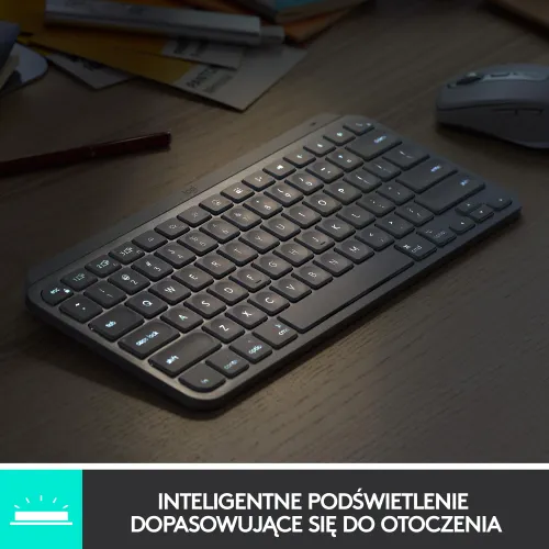 Klawiatura membranowa Logitech MX Keys Mini - szary