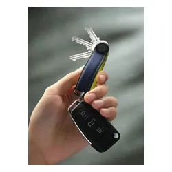 Skórzane etui na klucze Orbitkey Key Organiser Matte Leather - cyber