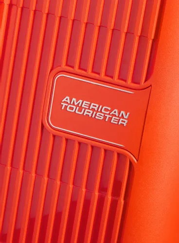 Большой расширенный чемодан American Tourister AeroStep-bright orange