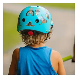 Kask rowerowy dziecięcy Hornit Sloth blue/brown