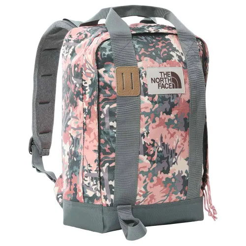 The North Face Tote rucsac-crepuscul mov panza vopsea textura imprimare / crepuscul mov
