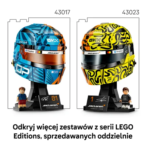 LEGO 43017 Editions Kask Oscar Piastri McLaren Mastercard F1 Team