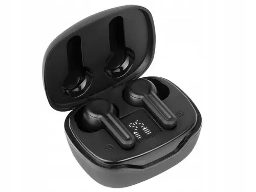 Słuchawki bezprzewodowe Tracer T2 TWS BT Dokanałowe Bluetooth 5.1 Czarny