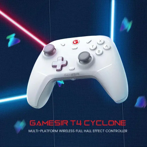 Pad GameSir HRG7106 T4 Cyclone do PC Nintendo Switch iOS Android Bezprzewodowy/Przewodowy Biały