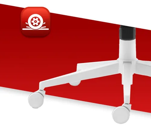 Fotel gamingowy HELL'S CHAIR HC 1009 Biało-szary