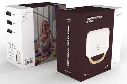 Opiekacz LAUBEN Maker 3w1 900WW