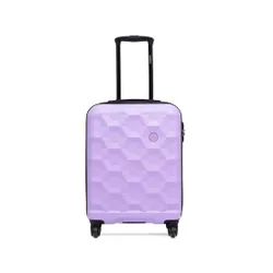 Маленький жесткий чемодан Lasocki WAL-S-02PURPLE-ABS-04 фиолетовый