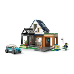 LEGO City 60398 aile evi ve elektrikli araç