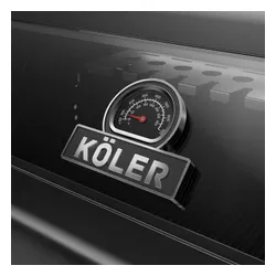 Grill gazowy KOLER Krone Compact Czarny 15.5 kW 60 x 46 cm