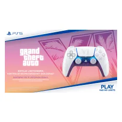 Pad Sony DualSense Grand Theft Auto VI Edycja Limitowana Biały do PS5 Bezprzewodowy