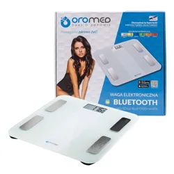 Waga łazienkowa OROMED Oro-Scale Bluetooth Biały