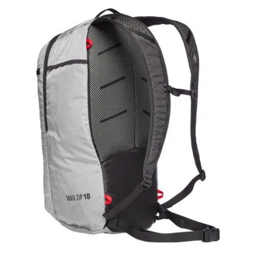 Drumeții rucsac Trail Zip 18 diamant negru-aliaj