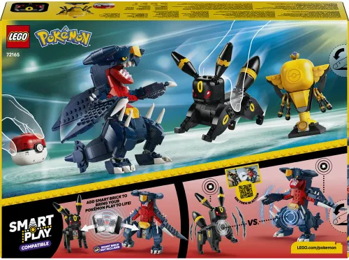 LEGO 72165 Pokémon SMART Play Umbreon kontra Garchomp — walka o mistrzostwo