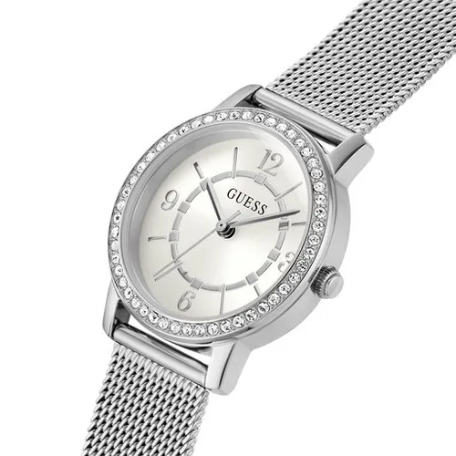 Guess Melody Saati Gw0534l1 Gümüş / Beyaz