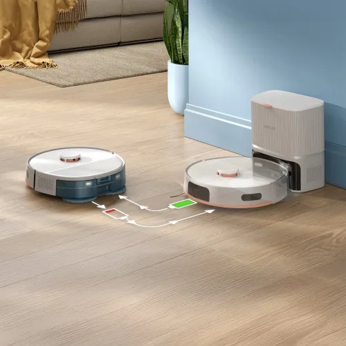 Robot sprzątający Philips Aqua 5000 XU5100/20 Funkcja mopowania Stacja oczyszczająca Tworzenie mapy pomieszczenia 66dB