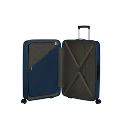 Большой чемодан American Tourister Rejoy - navy blue