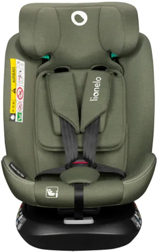Fotelik samochodowy LIONELO Bastiaan One-i-Size 40-150 cm (0-36 kg) Zielony