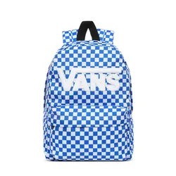 Школьный рюкзак Vans New Skool-White blue checkerboard