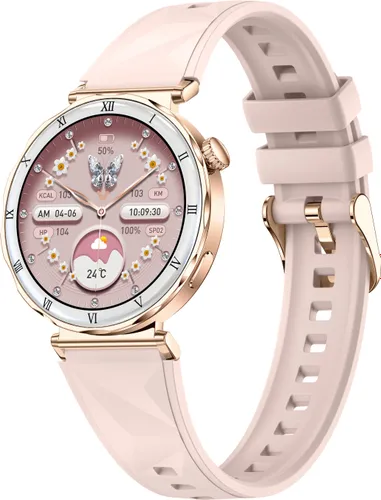 Smartwatch LUNA Bianca Ceramic Złoty