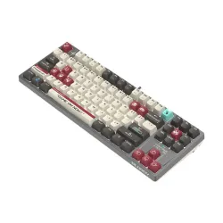 Klawiatura mechaniczna A4tech Bloody S87 Pixels Red BLMS RED Plus Szary