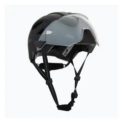 Kask rowerowy UVEX Stride Visor black matt/lite mirror silver
