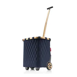 Geantă cărucior de cumpărături Reisenthel Carrycruiser-cadru / rhombus midnight gold