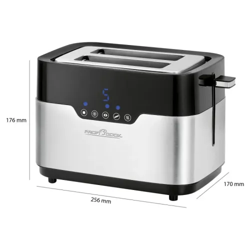 Toster ProfiCook PC-TA 1170 Ruszt do bułek Rozmrażanie 920W
